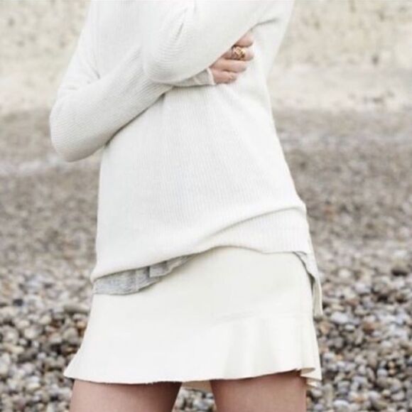 Madewell Boulevard Wool Mini Skirt - Picture 2 of 12